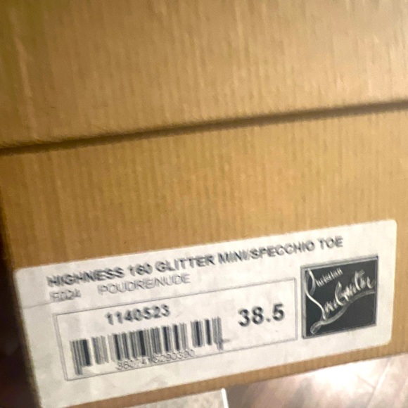 Christian Loub Peep Toe Heels - Picture 4 of 4